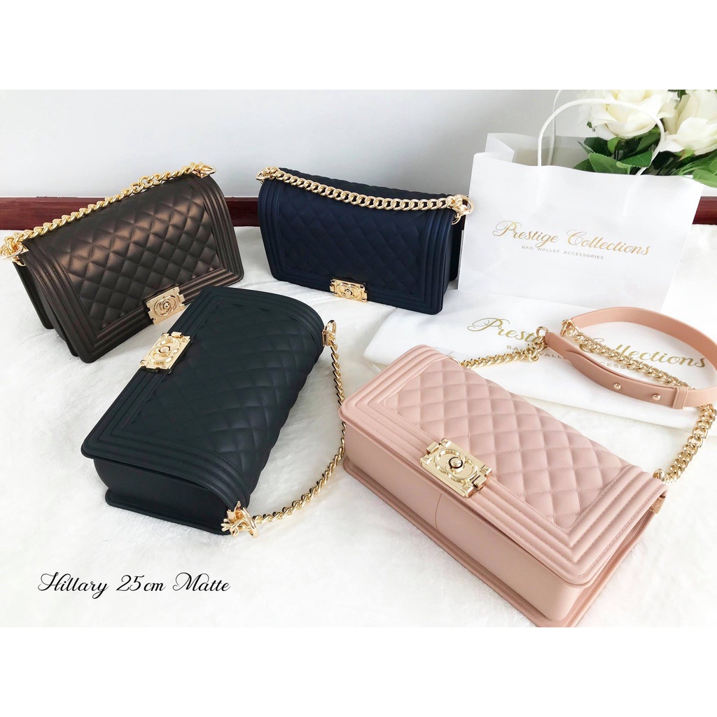 Hillary 25cm Matte (Chanel Toyboy Inspired) - Beachkin bag