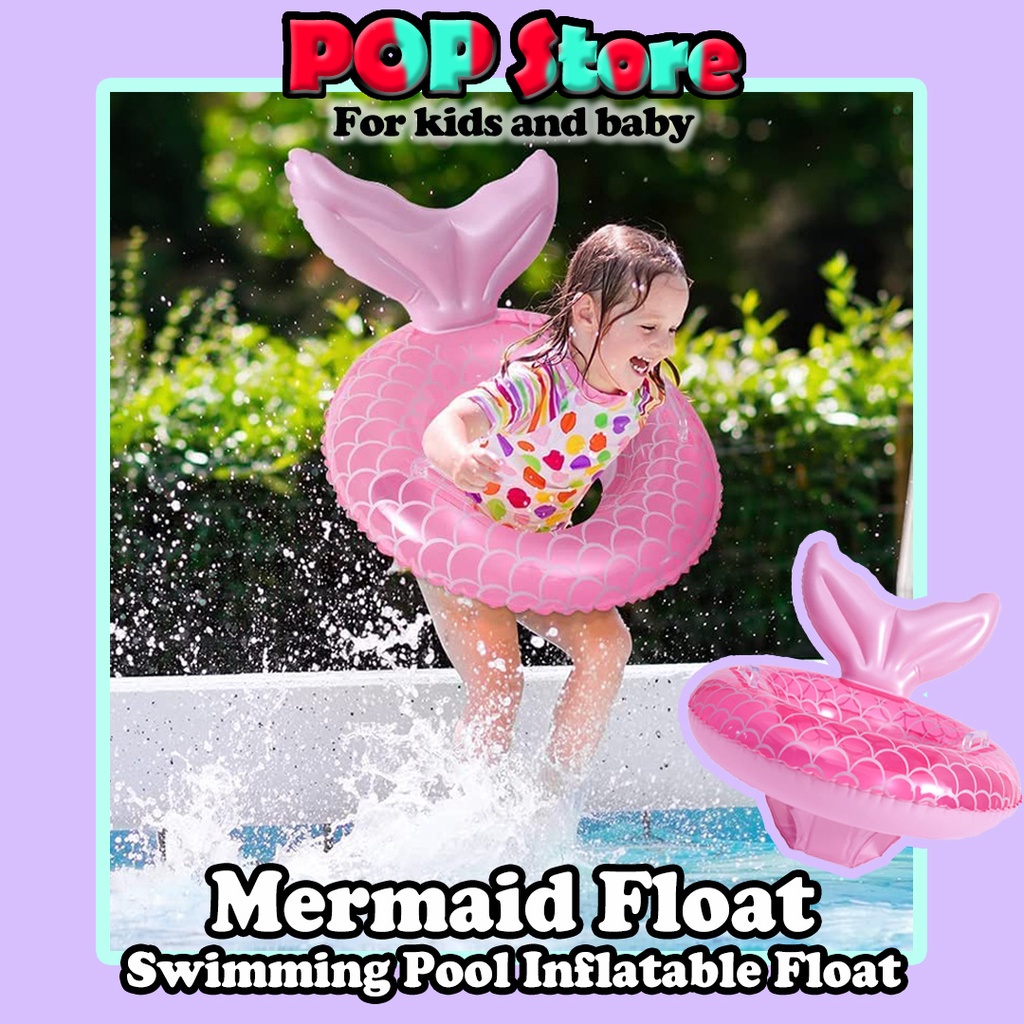 Salbabida Floater For Kids Inflatable Swim Float Mermaid with Seat and ...