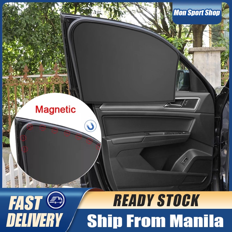 4PCS Car Sunshade Mesh Curtain Breathable And Antidirect Sun Car Window Curtain Cover