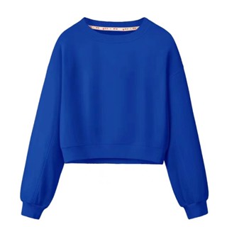 Crop Top Long Sleeve cotton Sexy Skinny Casual Fashion Women Clothes High  Waist sweater