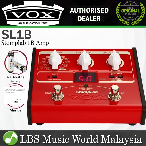Vox SL1B Stomplab IB Bass Modelling Amp Amplifier Guitar Effects
