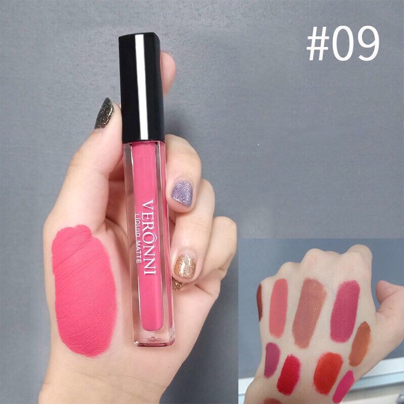 Matte Liquid Lip stain Waterproof Make Up Long Lasting Purple Peach ...