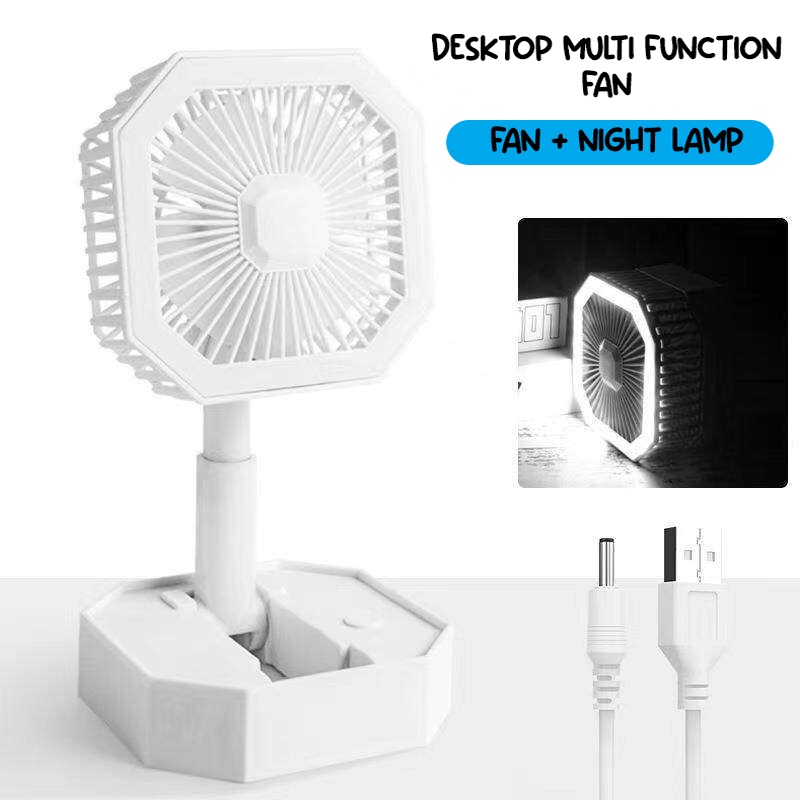 ACAI LIGHT FAN Chargeable Electric Fan Folding Fan with USB Charging ...