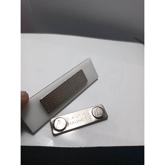 Name Plate / Name Tag / Name Badge ( Pin Type/Magnetic Type ) | Shopee ...