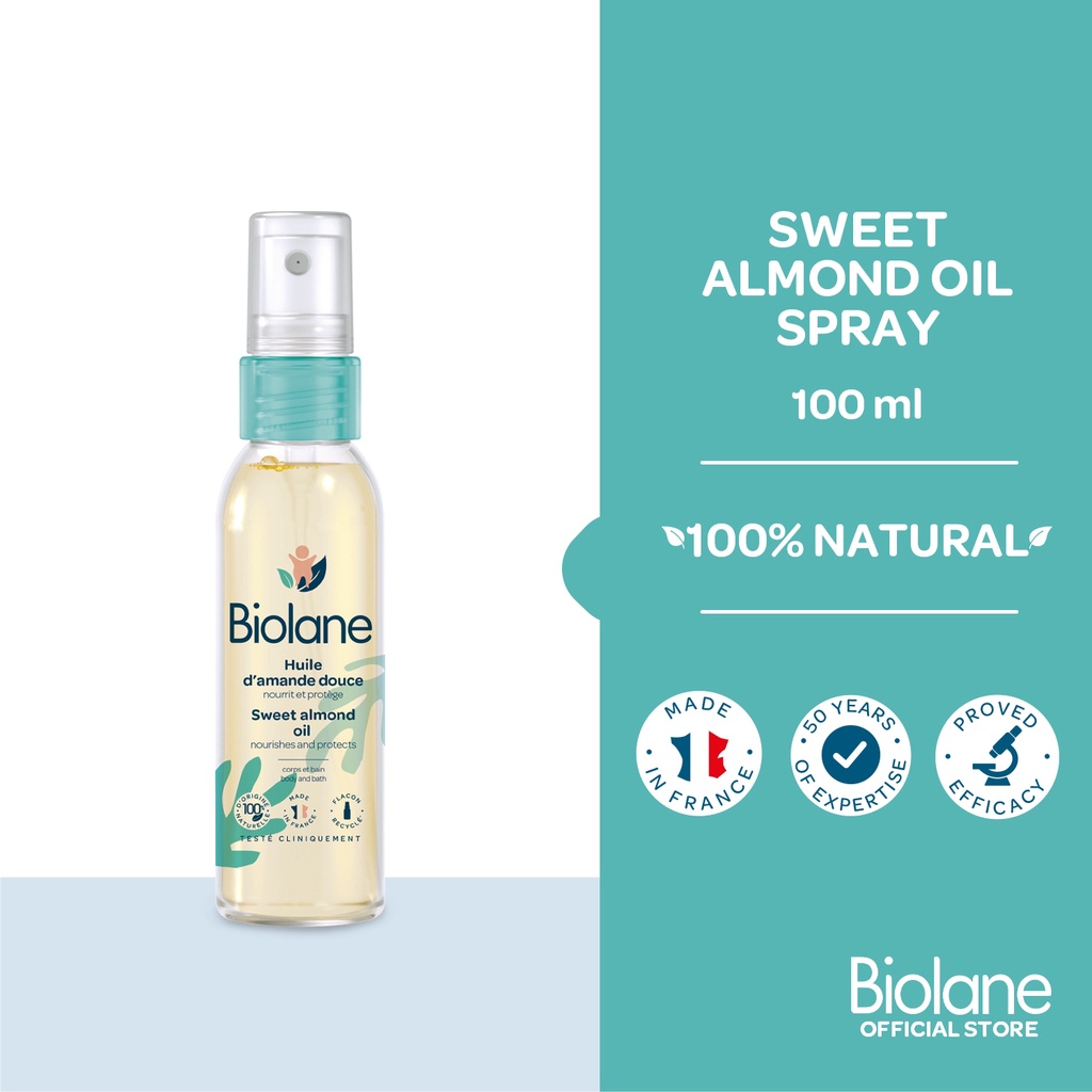 BIOLANE Sweet Almond Oil Spray 100ml Shopee Philippines