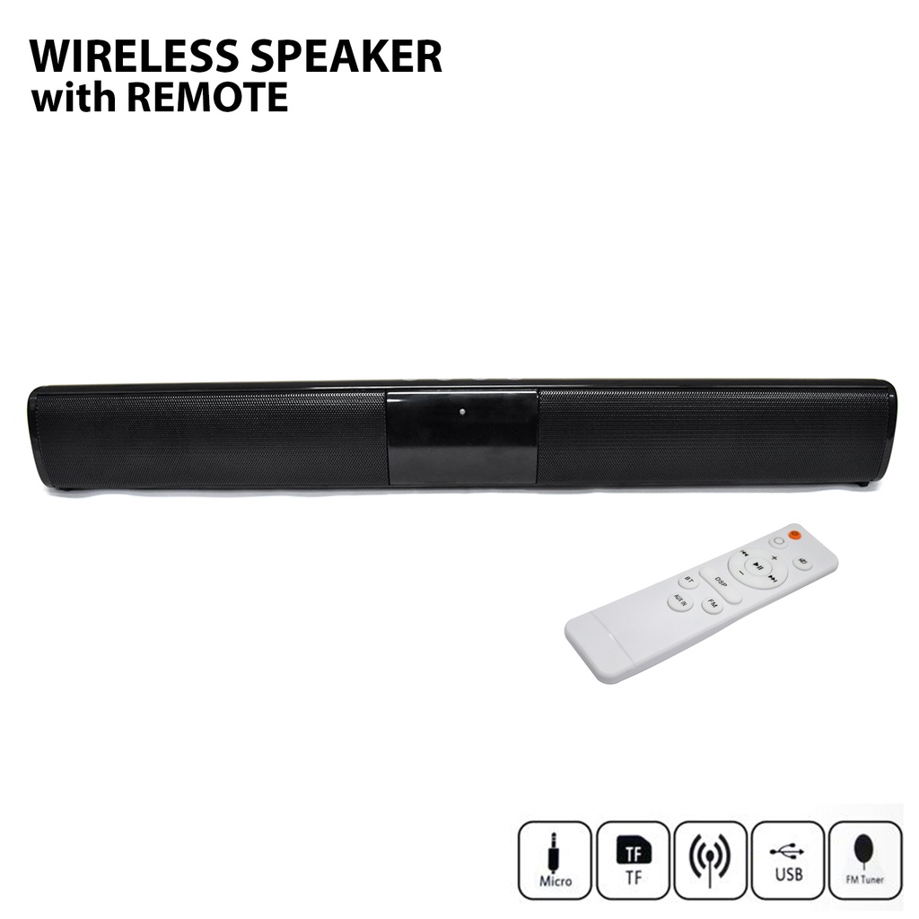 TV Speaker Soundbar Bluetooth Version 5.0 Wireless Connection with Bluetooth/USB/Aux/Line in