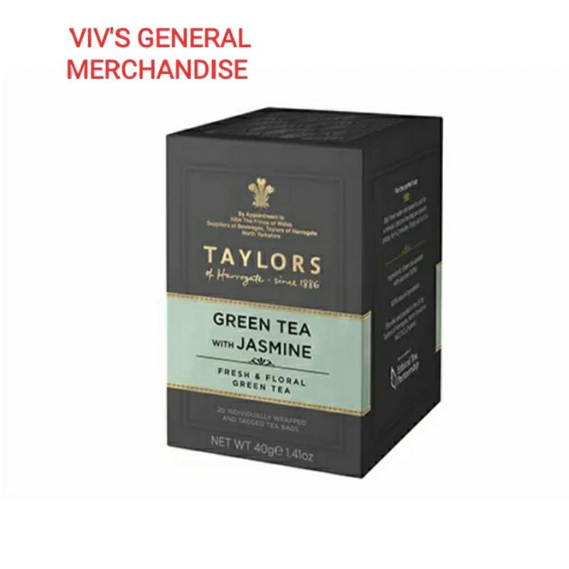 Taylors Green Tea with Jasmine ( 20 teabags ) Shopee Philippines