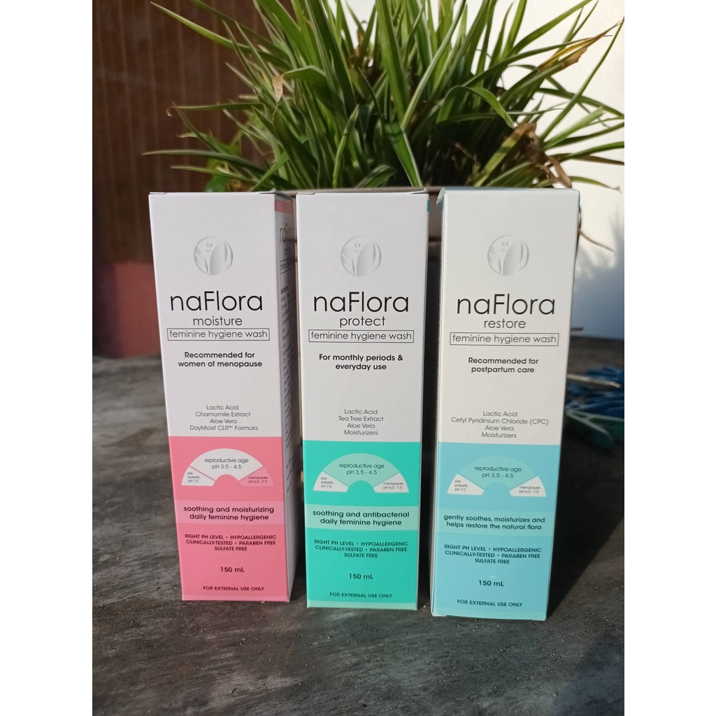Naflora Protect /Restore Feminine Hygiene Wash 150ml Shopee Philippines