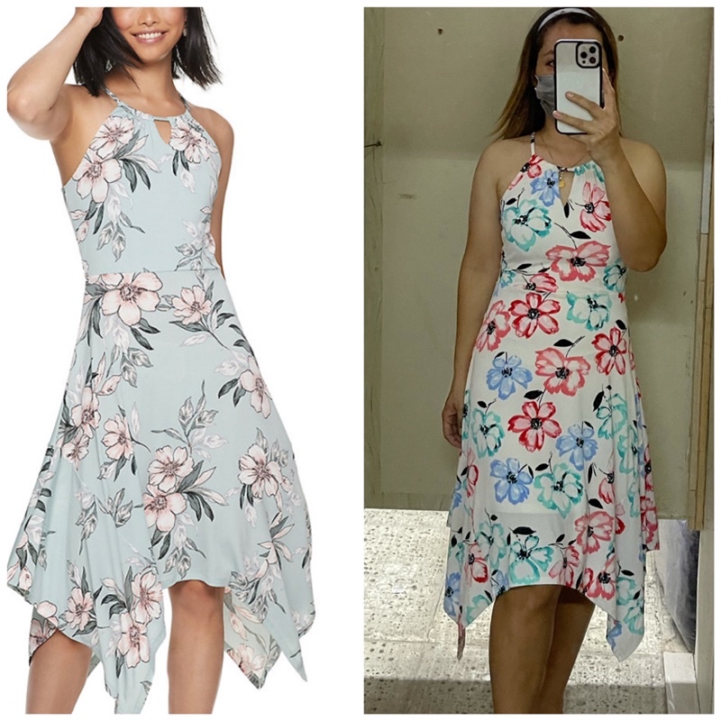 Candie's® Handkerchief Hem Maxi Dress xs-xxl | Shopee Philippines