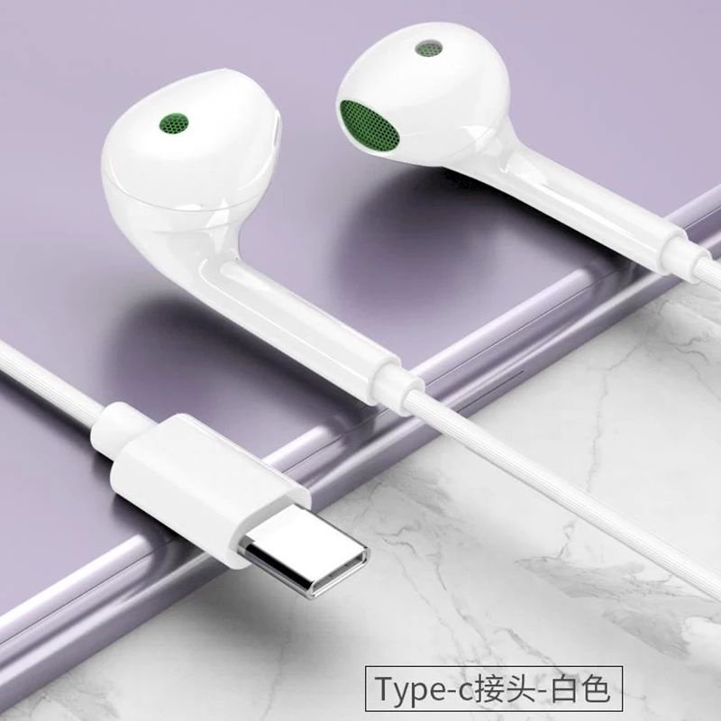 V25 Best Earbud Headphones With Mic Vivo V25 Type-C High Bass