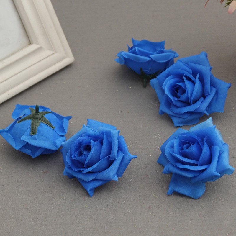 50Pcs Artificial Silk Flower Buds Bouquet Party Wall Decor Home