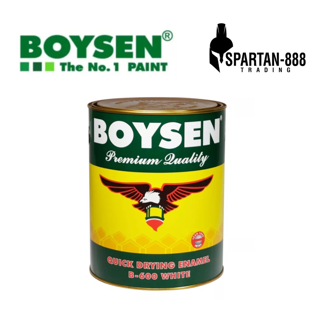 Boysen Quick Dry Enamel White 1 Liter (For Wood And Metal) | Shopee ...