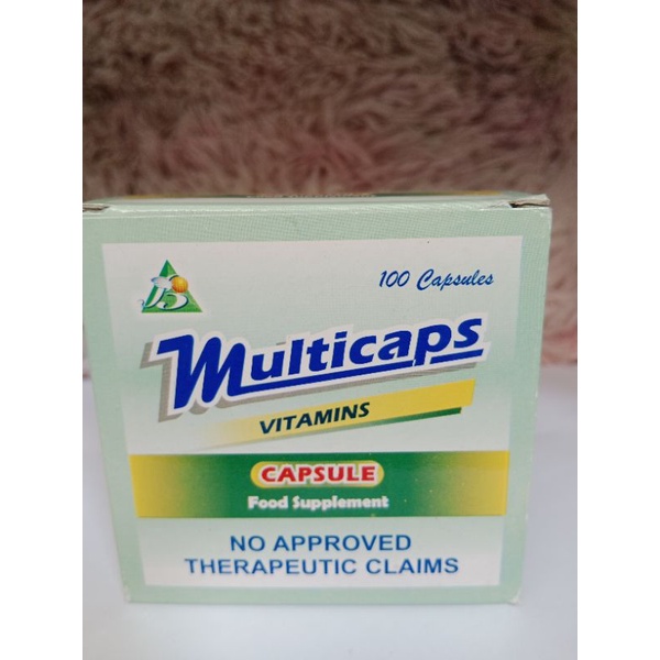 Multicaps 30 capsules only Shopee Philippines