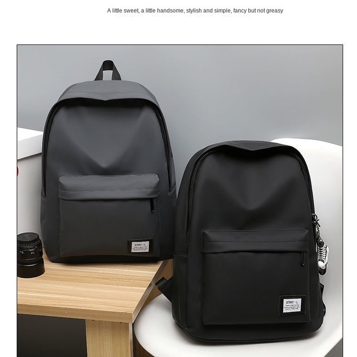 Korean casual style waterproof bagpack for men School bag usb backpack