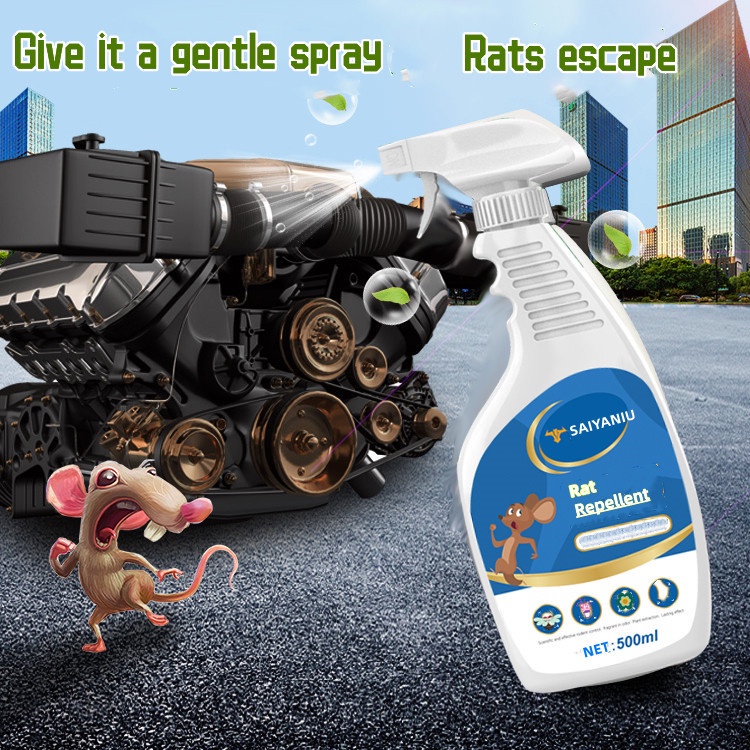 Powerful Rat Repellent Spray 500g Repels Rats From Home And Car Engine