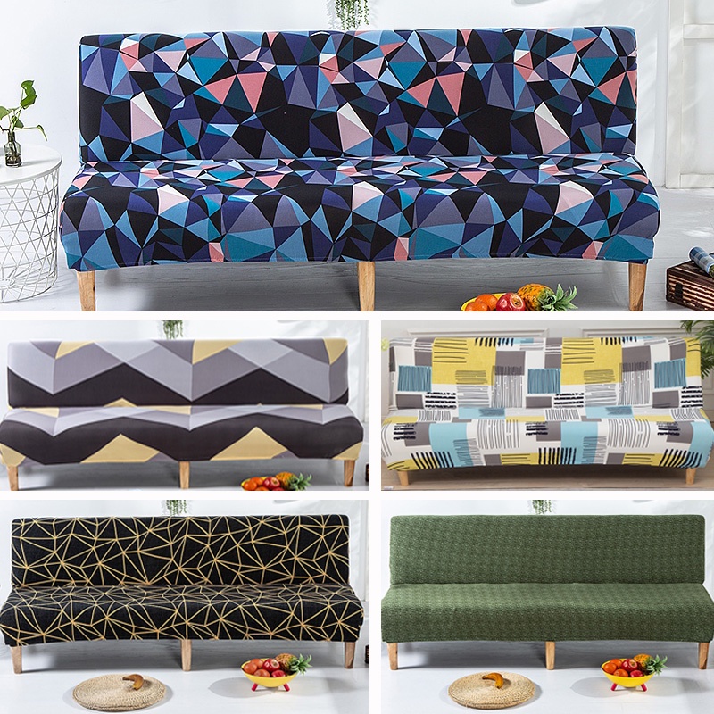 Sofa bed cover Armless Sofa Cover Folding Bedsheet no Armrest bed
