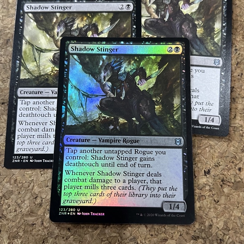 SHADOW STINGER | VAMPIRE ROGUE | ZENDIKAR RISING | BLACK | MTG MAGIC ...