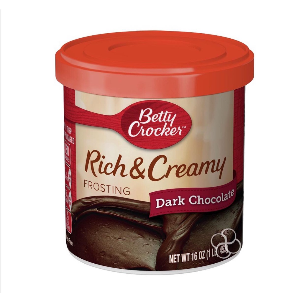 Betty Crocker Rich & Creamy Dark Chocolate Frosting 453g | Shopee ...