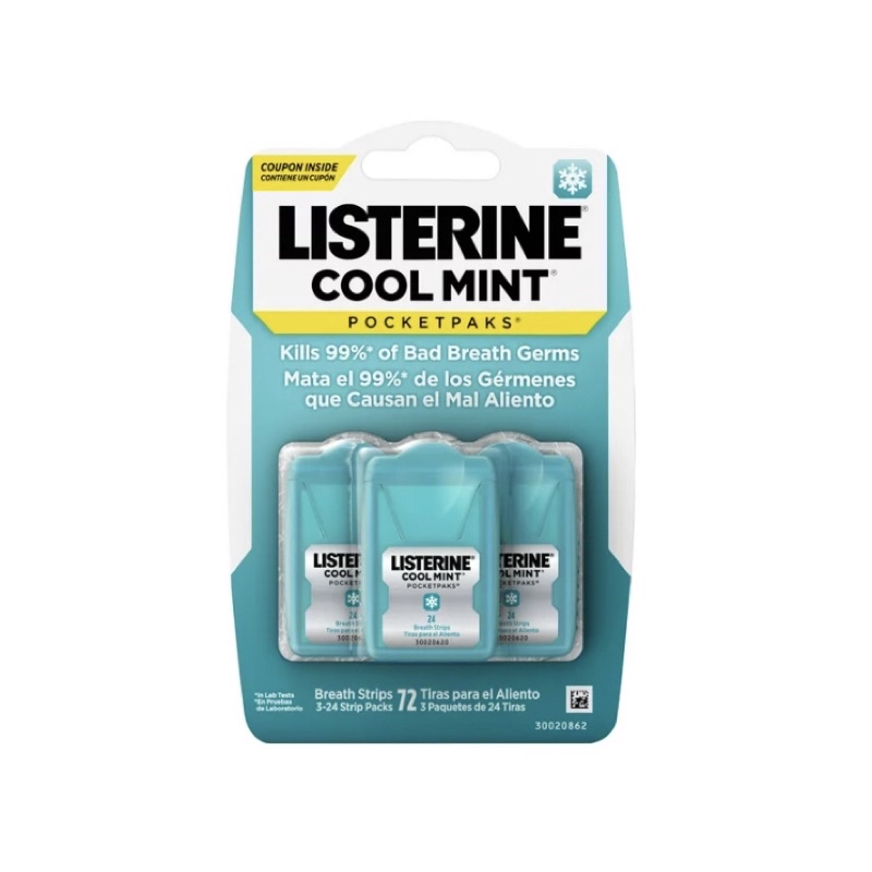 Listerine COOL MINT & FRESHBURST POCKETPAKS | Shopee Philippines