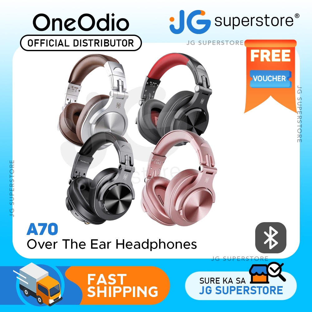OneOdio A70 Fusion Studio DJ Wireless Professional Headphones with  Bluetooth 5.0, 72 Hours Playback