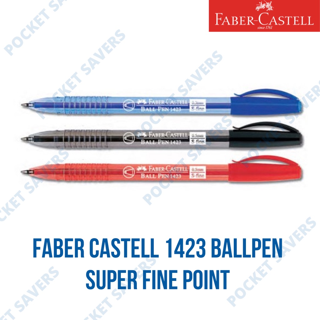 FABER CASTELL 1423 Ballpen 0.5 mm 0.7 mm (Ball Point, Fine Pen