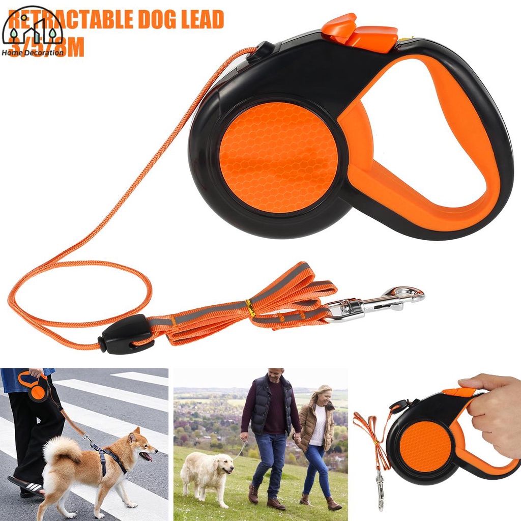 Retractable Dog Lead Extendable Dog Leash 8 m Long Heavy Duty Pet