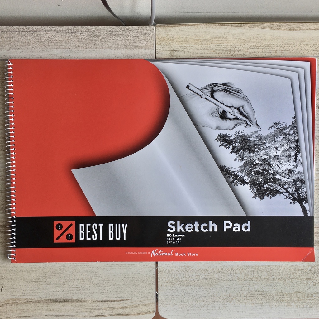 Best Buy 12” x 18” Sketch Pad [National Bookstore A3 drawing book
