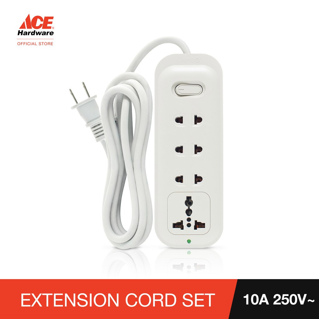 OMNI Extension Cord Set 4 Gang Wer103 Shopee Philippines