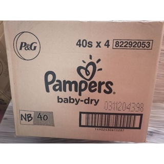 PAMPERS, Baby Dry Taped Value Diaper New Born 40s