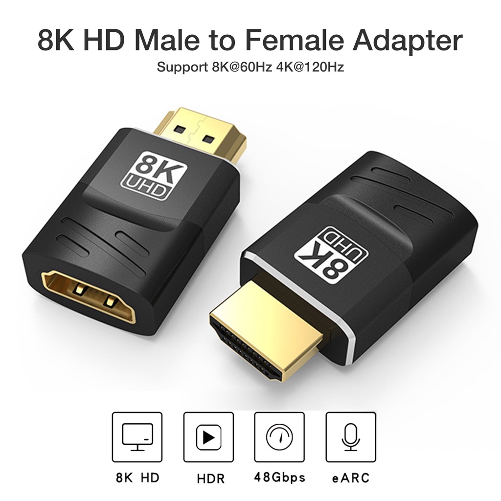 8K DisplayPort ToHDMI Adapter Converter Display Port Male DP ToHDMI ...