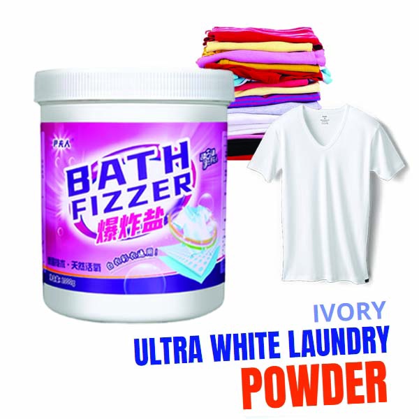 Ivory Ultra White Laundry Powder Ornate Clothes bleaching Powder liquid