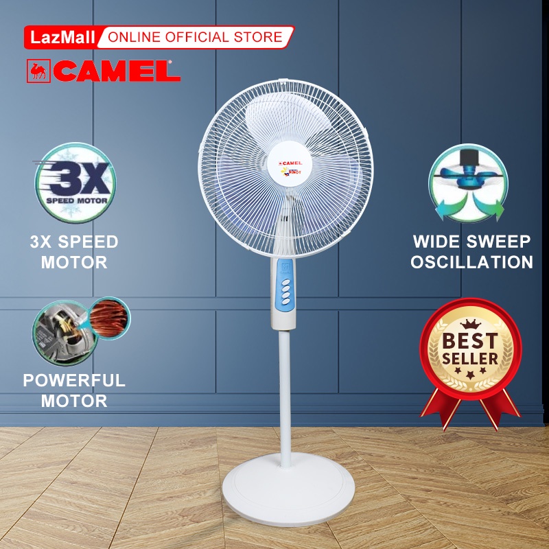 Camel Stand Fan Electric Fan Mute and Energy Saving 3x Speed Motor