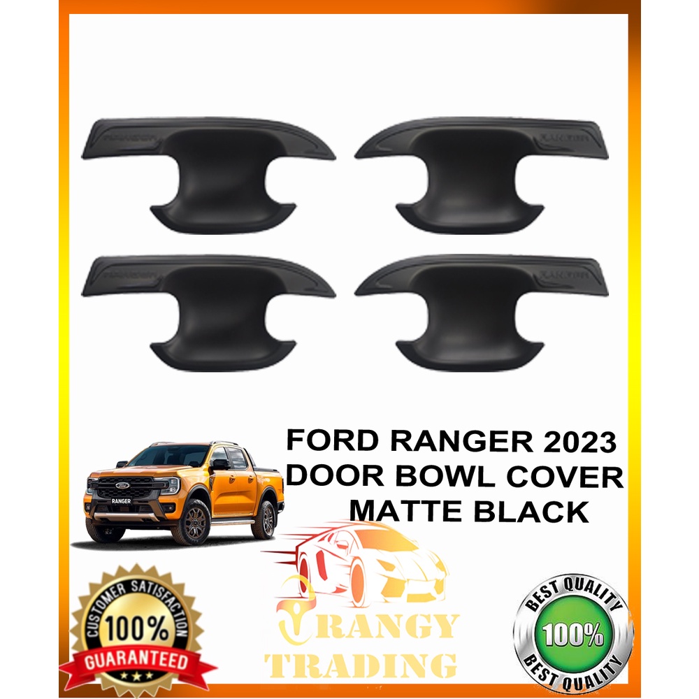 Ford Next-gen Ranger 2023 To 2024 Door Bowl Cover Matte Black ( Car 