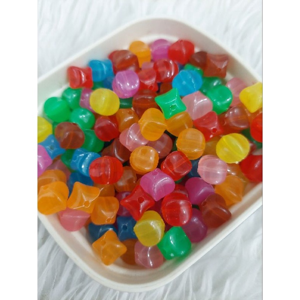 Acrylic Balimbing Beads 10mm | Shopee Philippines