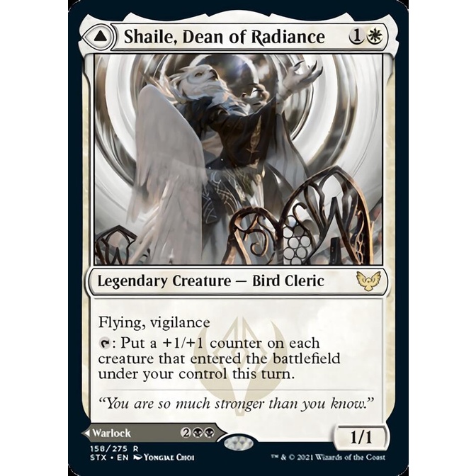 Magic the Gathering - Shaile, Dean of Radiance - MTG White / Black ...