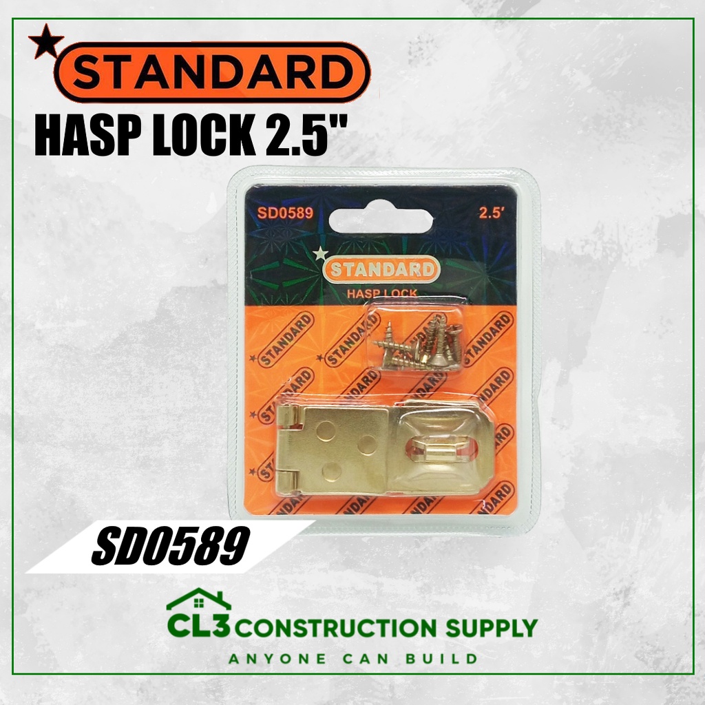 STANDARD HASP LOCK 2.5" Shopee Philippines
