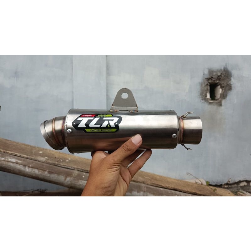 Cylindrical slincer Exhaust racing TLR Round Competition Diameter 50mm ...