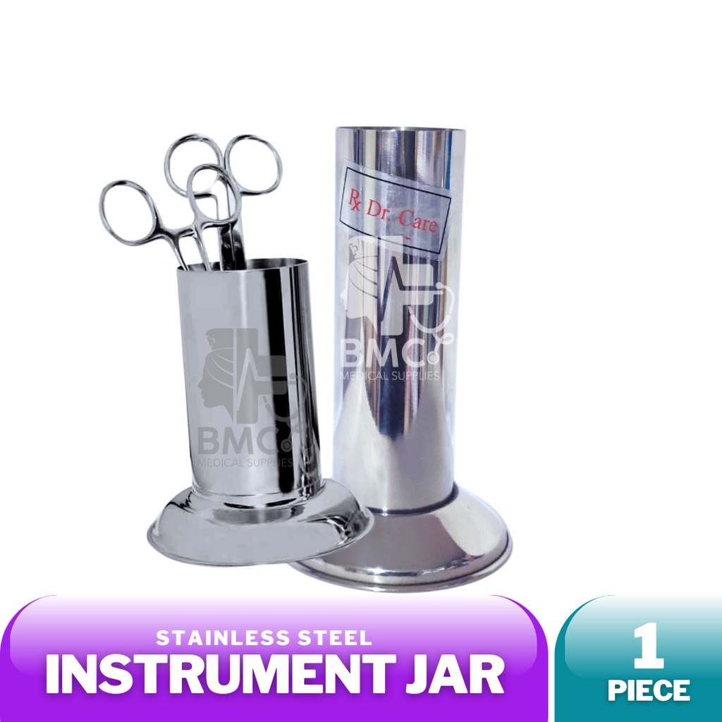 Olten & Dr.Care - Instrument Jar | Forcep Jar (Stainless Steel ...