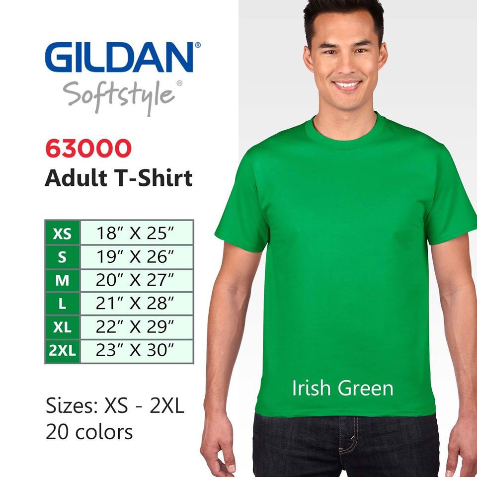 Gildan Men's Ultra Cotton T-Shirt – Soft, Heavyweight Tee In Irish Green, Size X-Large - View #8