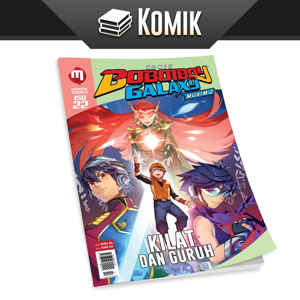 Boboiboy Galaxy Comic Season 2: Issue 22 "Light And Thunder" | Shopee ...