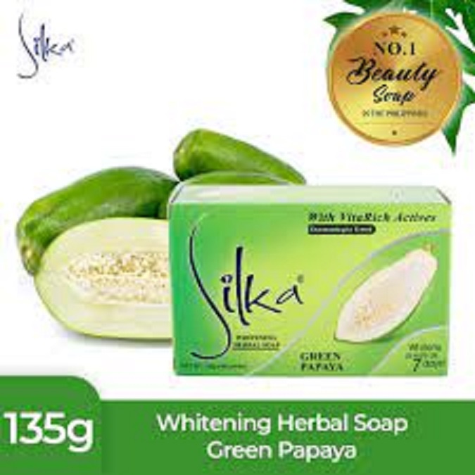 SILKA Green Papaya Soap 135g | Shopee Philippines