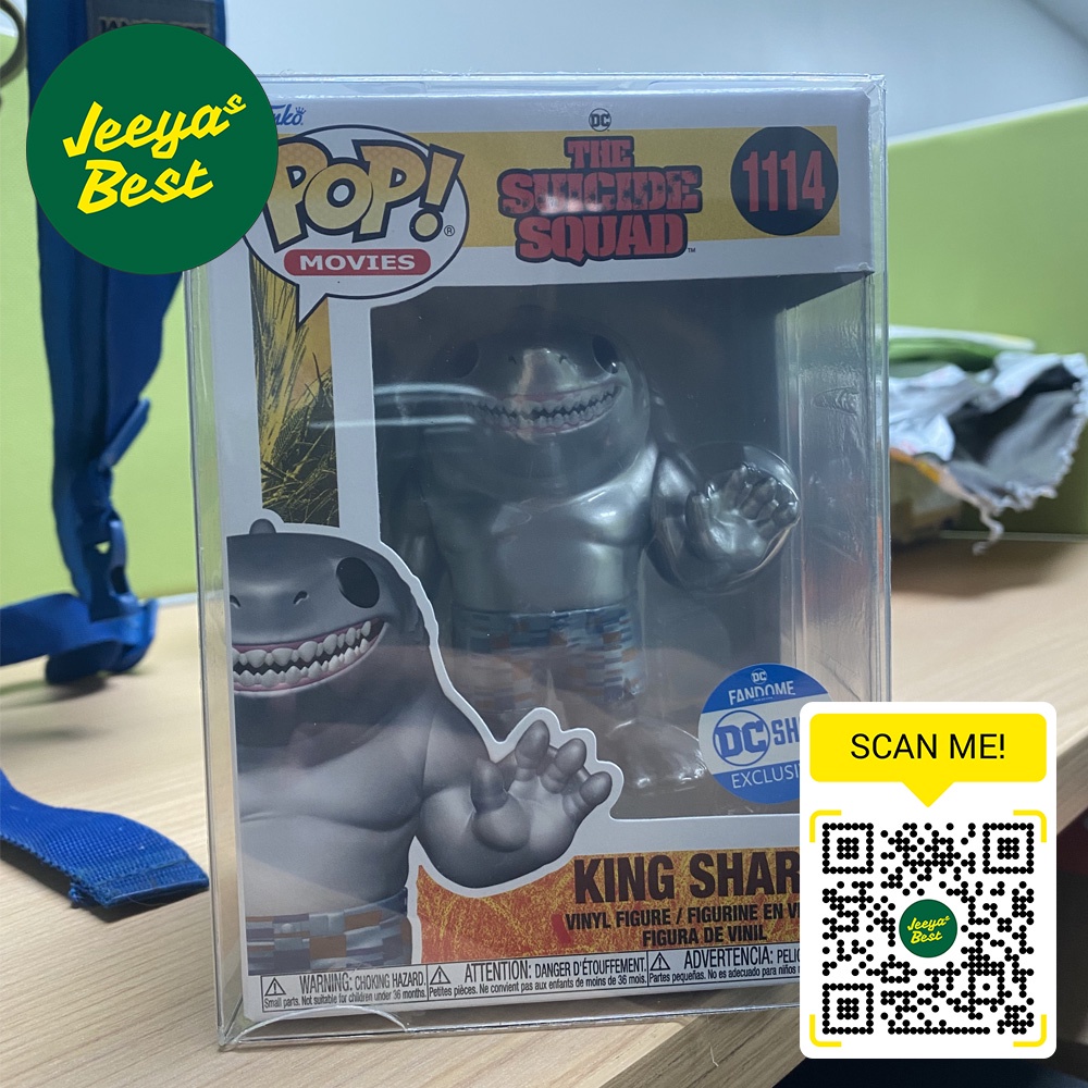 Funko POP! Movies DC The Suicide Squad King Shark #1114 [Metallic