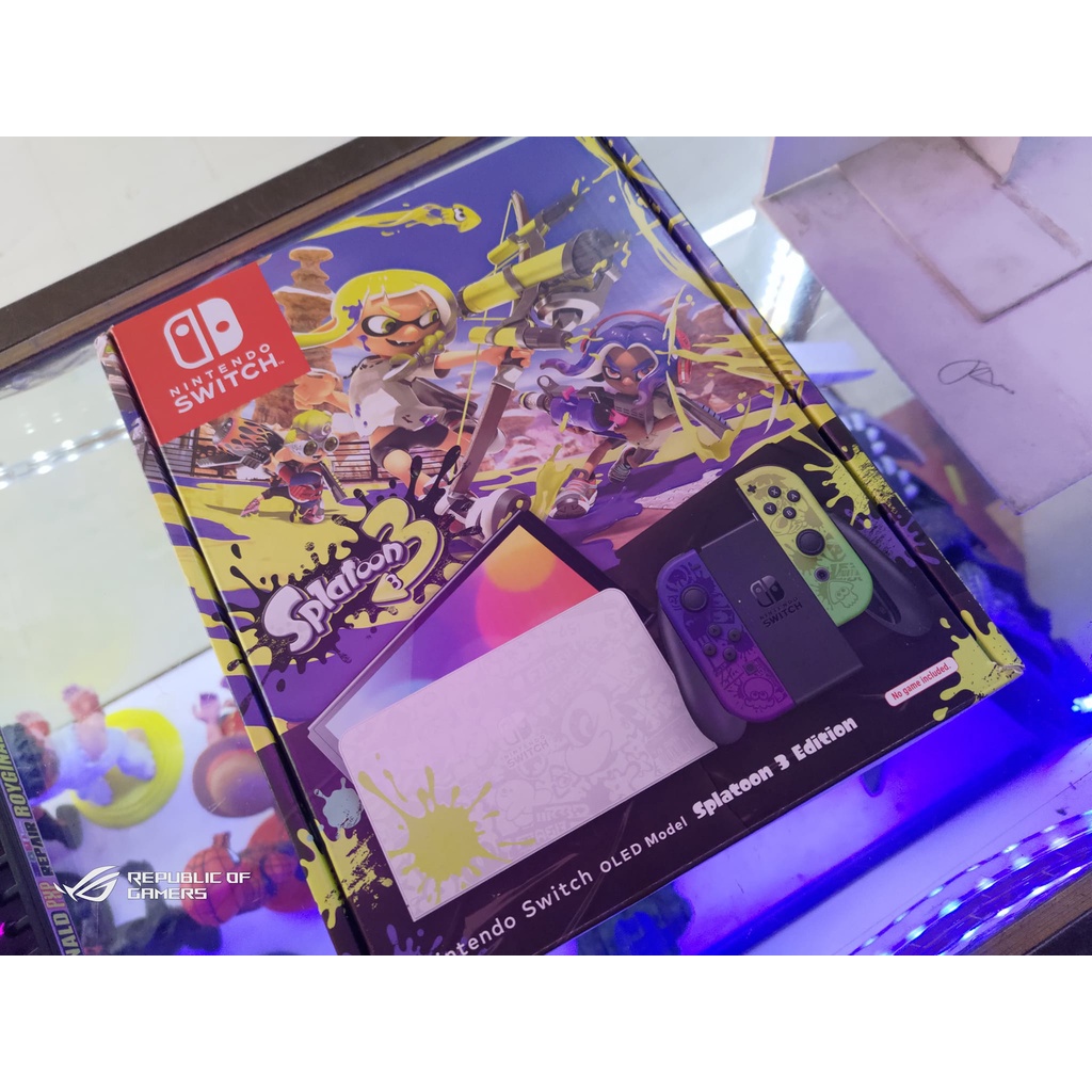 Nintendo Switch OLED Splatoon 3 Edition (BRANDNEW UNIT) | Shopee ...
