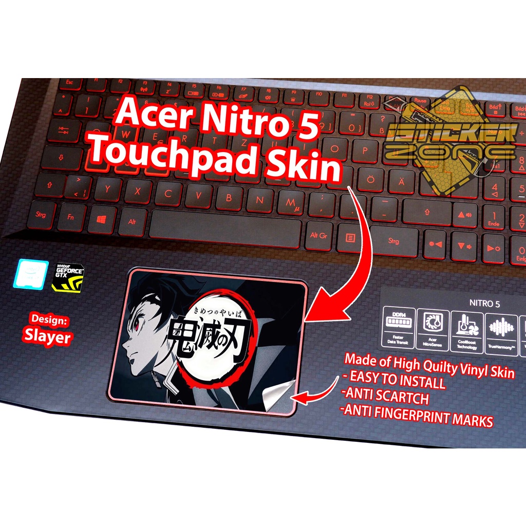 Acer Nitro 5 Touchpad Skins High Quality vinyl Sktickers