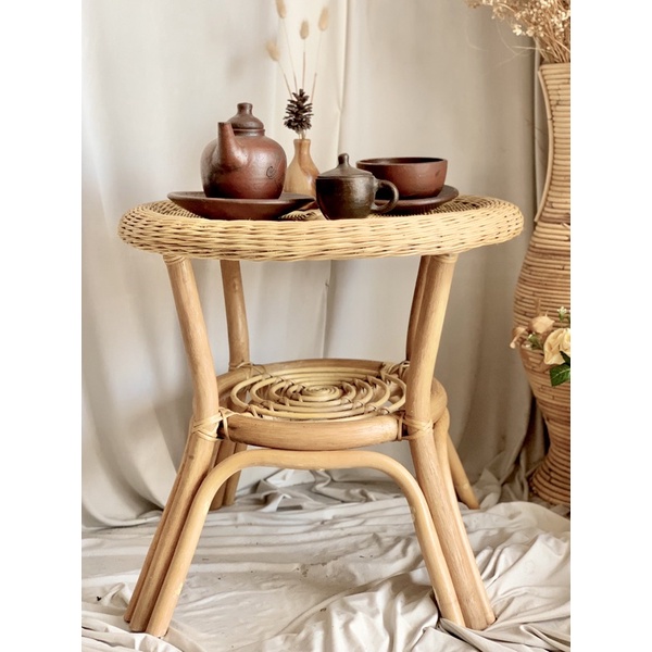 Export QUALITY RATTAN Table | Relaxing Table | Garden Table | Shopee ...