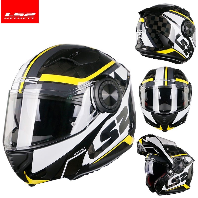 Original Ls2 Brand Ff313 24k Carbon Fiber Material Full Face Helmets