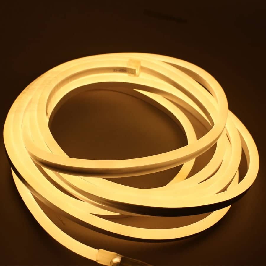 Led Strip Light ( with Free plug ) 220V DC Waterproof Narrow Neon ...