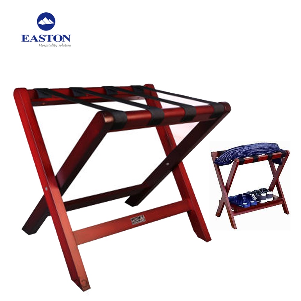 Easton Wooden Luggage Rack Travel Luggage Mahogany :L610 x W460 x H520 ...