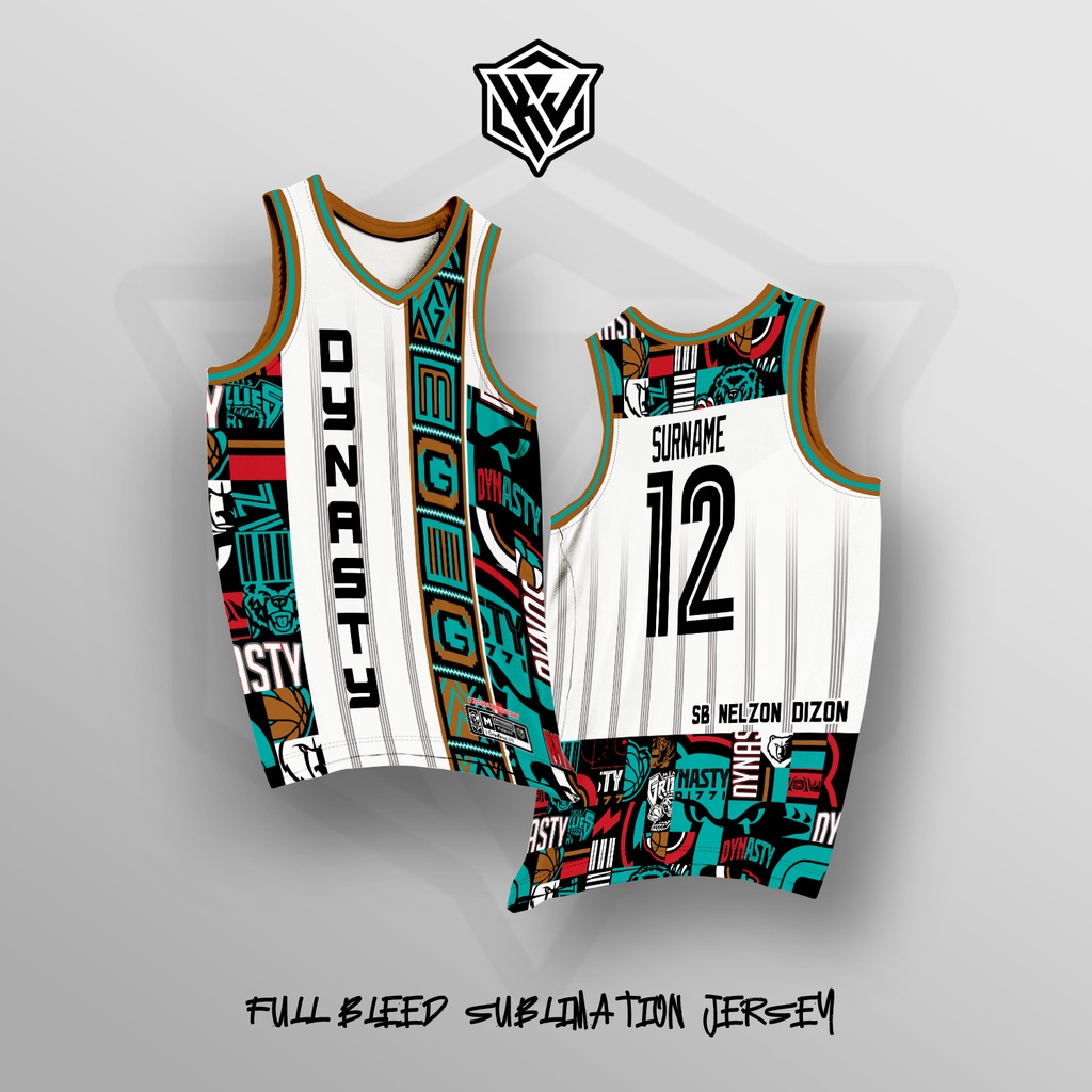FULL BLEED SUBLIMATION BASKETBALL JERSEY CUSTOMIZED NAME AND NUMBER Shopee Philippines