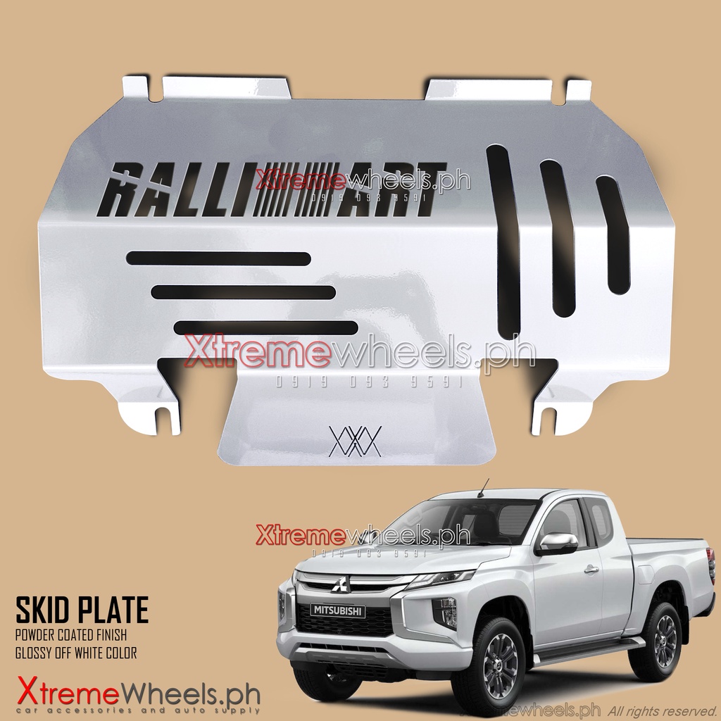 Strada 2019-2023 Red Hard Steel Engine Under Cover skid plate ...